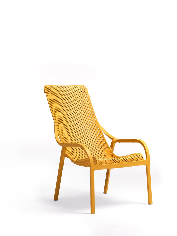 Fauteuil lounge Net Nardi – coloris moutarde