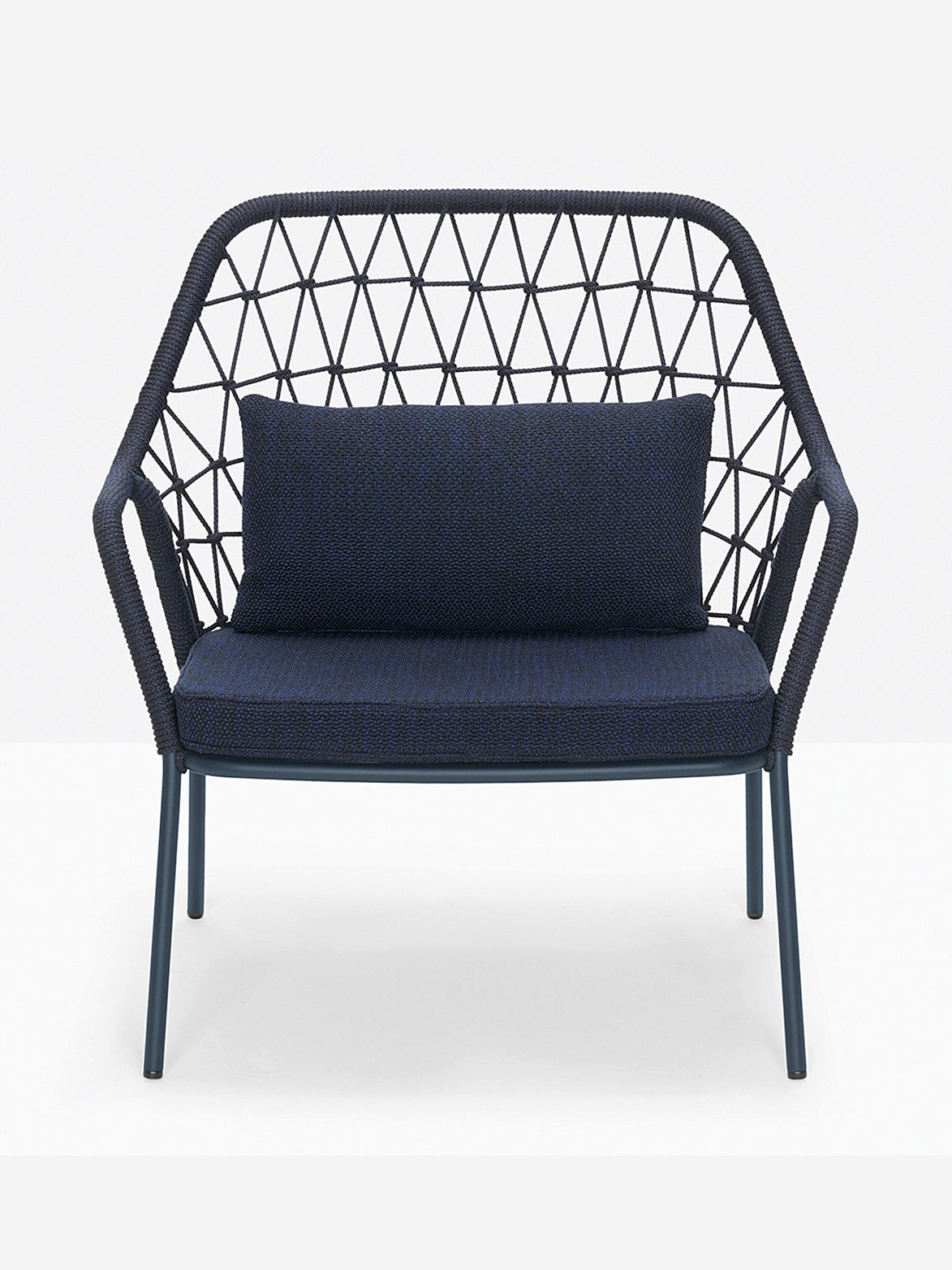 Fauteuil lounge Panarea bleu marine