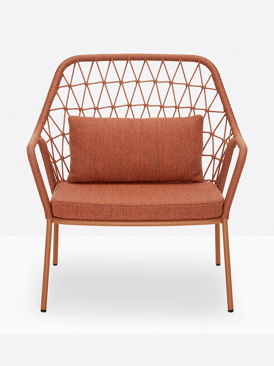 Fauteuil lounge Panarea terracotta