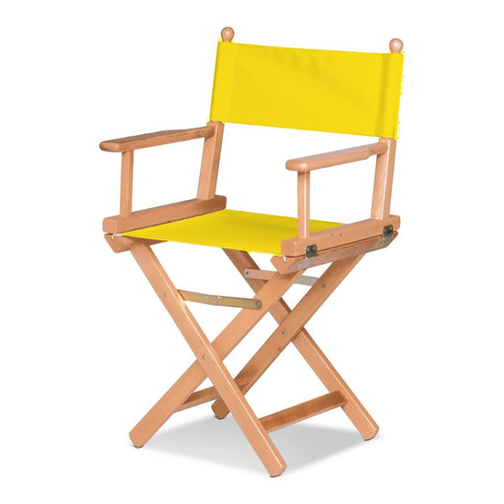 Fauteuil metteur en scène Cinéma — huile de lin, toile Jaune 003