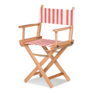 Fauteuil metteur en scène Cinéma — huile de lin, toile Rayé blanc rouge 028