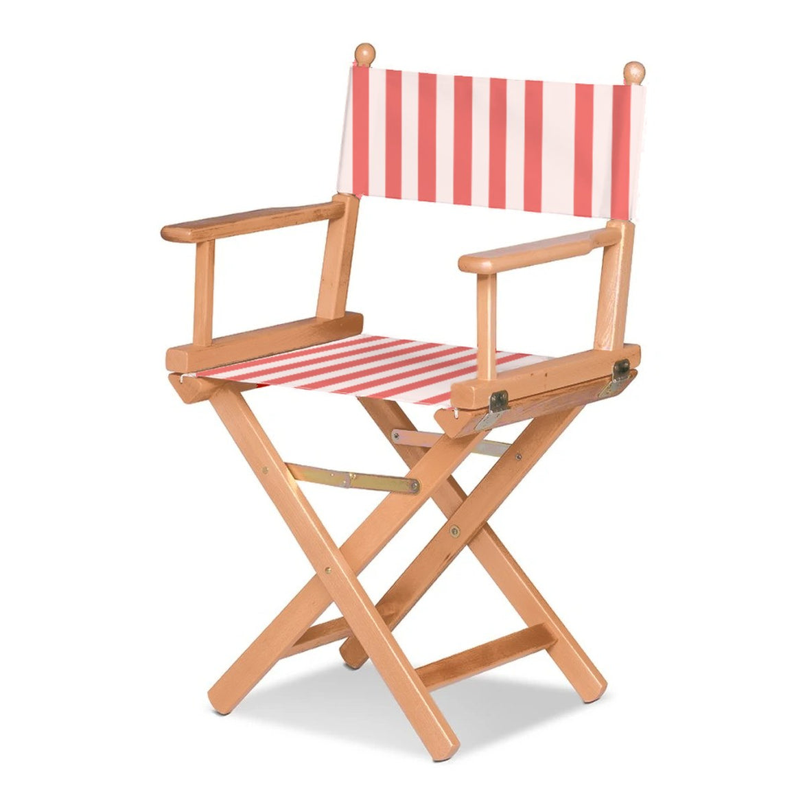 Fauteuil metteur en scène Cinéma — huile de lin, toile Rayé blanc rouge 028
