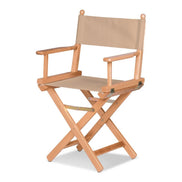Fauteuil metteur en scène Cinéma — huile de lin, toile Rayé beige écru 512