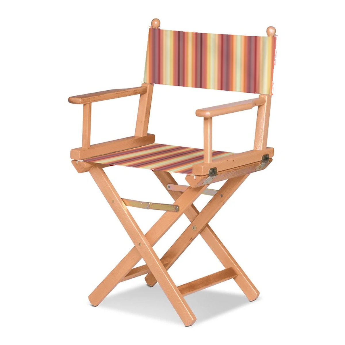 Fauteuil metteur en scène Cinéma — huile de lin, toile Rayé multicolore 622