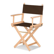 Fauteuil metteur en scène Cinéma — vernis naturel, toile Marron 005