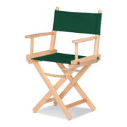 Fauteuil metteur en scène Cinéma — vernis naturel, toile Vert 072