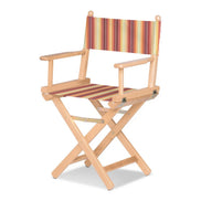 Fauteuil metteur en scène Cinéma — vernis naturel, toile Rayé multicolore 622