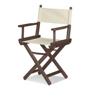 Fauteuil metteur en scène Cinéma — vernis noyer, toile Écru 061