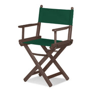 Fauteuil metteur en scène Cinéma — vernis noyer, toile Vert 072