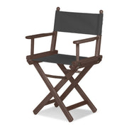 Fauteuil metteur en scène Cinéma — vernis noyer, toile Gris foncé 098
