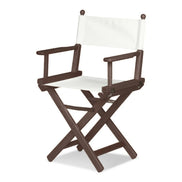 Fauteuil metteur en scène Cinéma — vernis noyer, toile Screen blanc