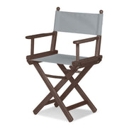Fauteuil metteur en scène Cinéma — vernis noyer, toile Screen gris