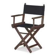 Fauteuil metteur en scène Cinéma — vernis noyer, toile Screen noir