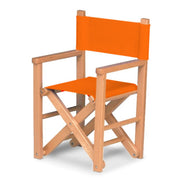 Fauteuil metteur en scène enfant Dakota — huile de lin, toile Orange 004