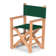 Fauteuil metteur en scène enfant Dakota — huile de lin, toile Vert 072