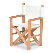 Fauteuil metteur en scène enfant Dakota — huile de lin, toile Screen blanc
