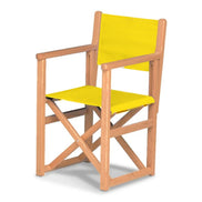 Fauteuil metteur en scène enfant Hollywood — huile de lin, toile Jaune 003
