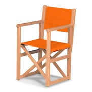 Fauteuil metteur en scène enfant Hollywood — huile de lin, toile Orange 004