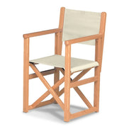 Fauteuil metteur en scène enfant Hollywood — huile de lin, toile Écru 061