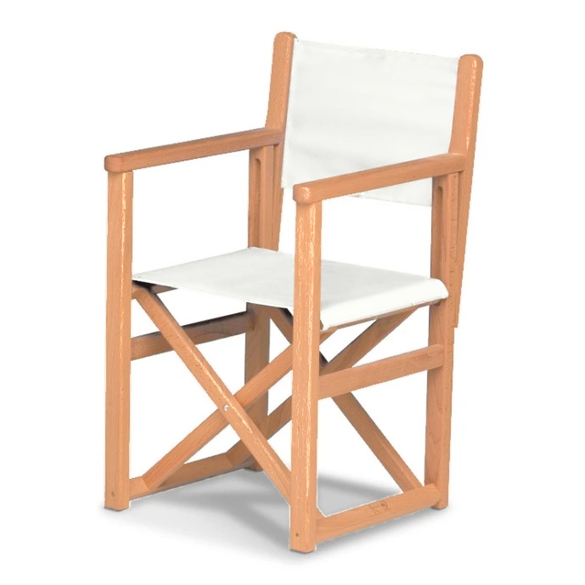 Fauteuil metteur en scène enfant Hollywood — huile de lin, toile Screen blanc