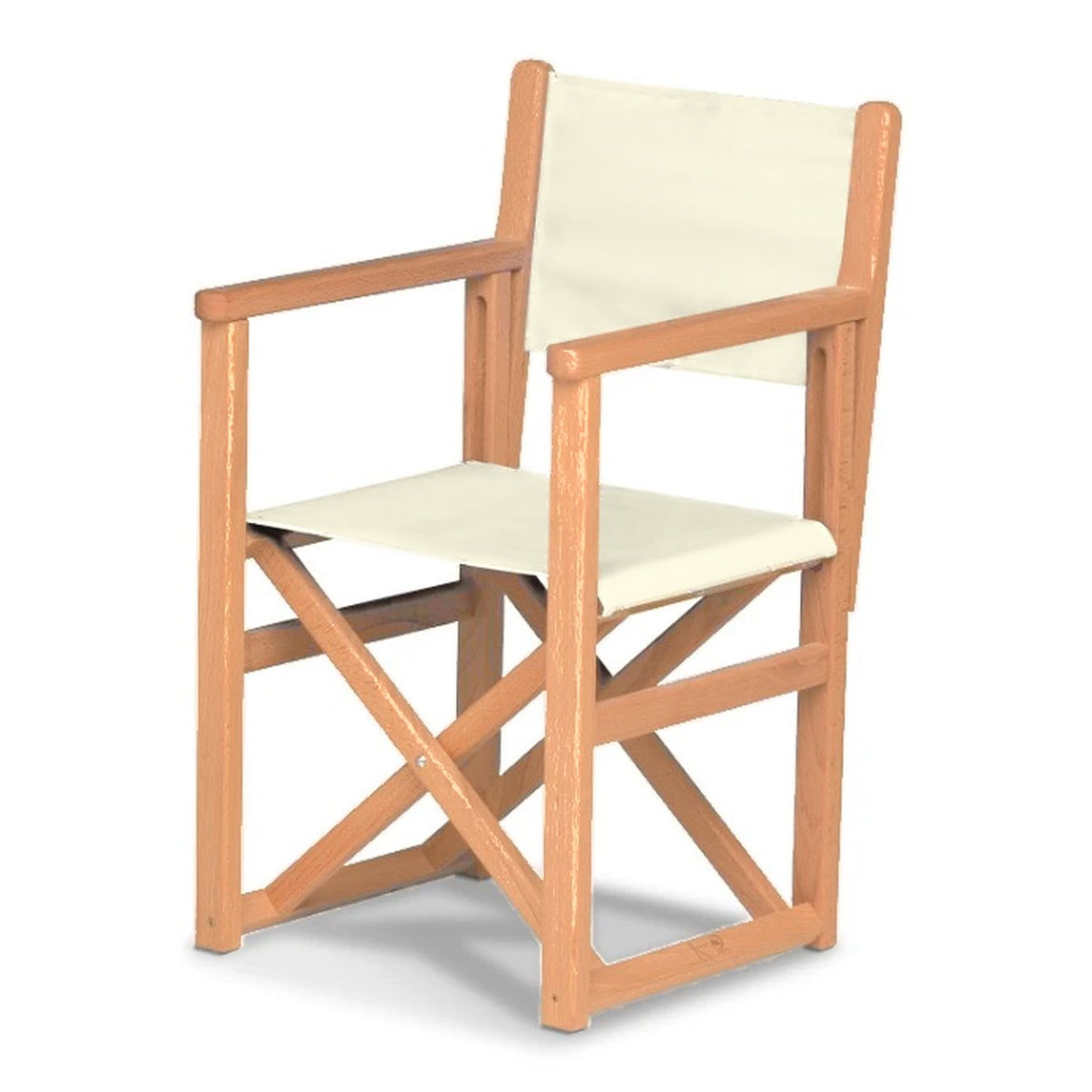Fauteuil metteur en scène enfant Hollywood — huile de lin, toile Screen écru