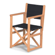 Fauteuil metteur en scène enfant Hollywood — huile de lin, toile Screen noir