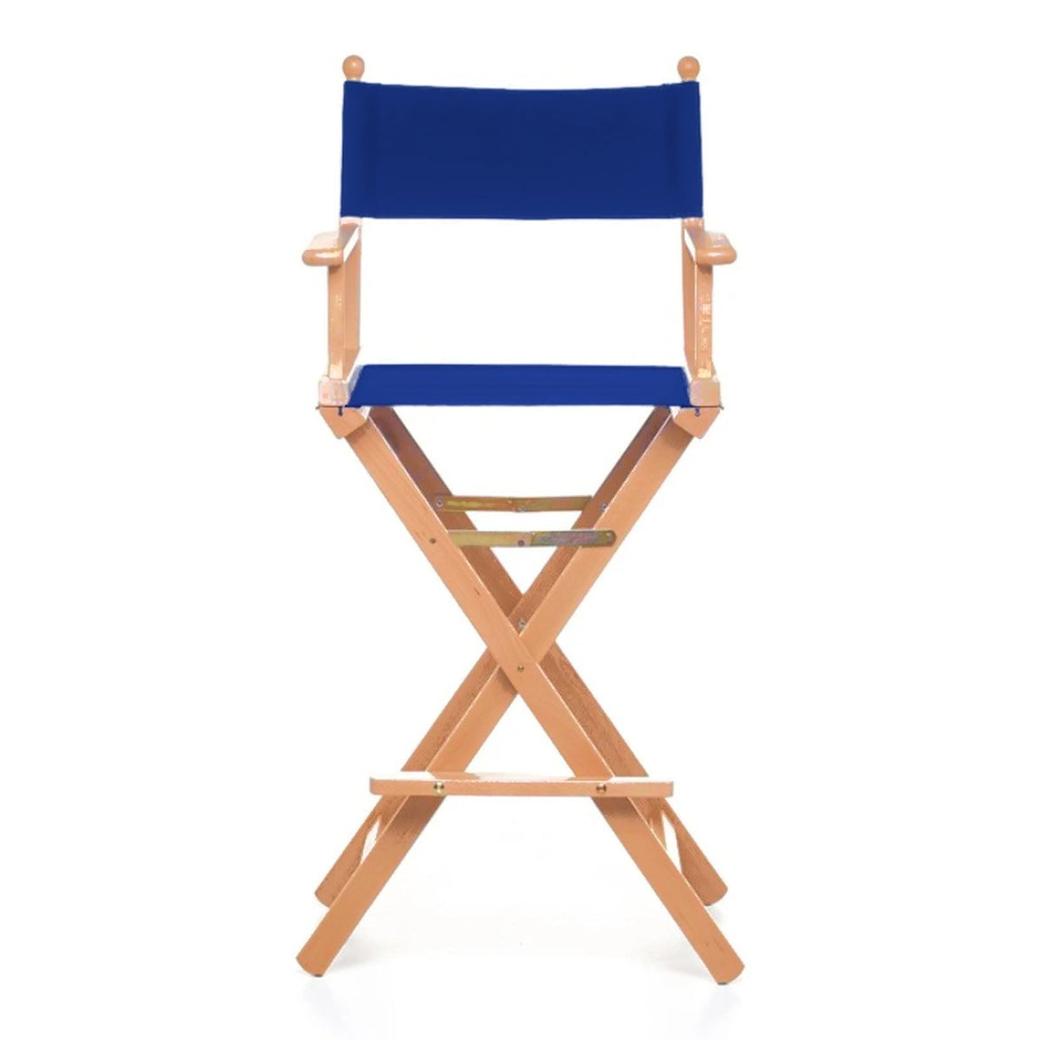 Fauteuil metteur en scène haut Cinéma — huile de lin, toile Bleu roi 007