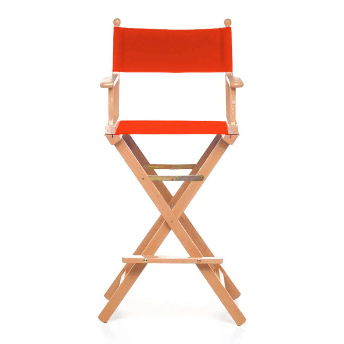 Fauteuil metteur en scène haut Cinéma — huile de lin, toile Rouge vif 040