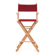 Fauteuil metteur en scène haut Cinéma — huile de lin, toile Bordeaux 060
