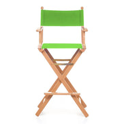 Fauteuil metteur en scène haut Cinéma — huile de lin, toile Vert pistache 064