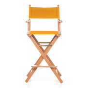 Fauteuil metteur en scène haut Cinéma — huile de lin, toile Mandarine 066