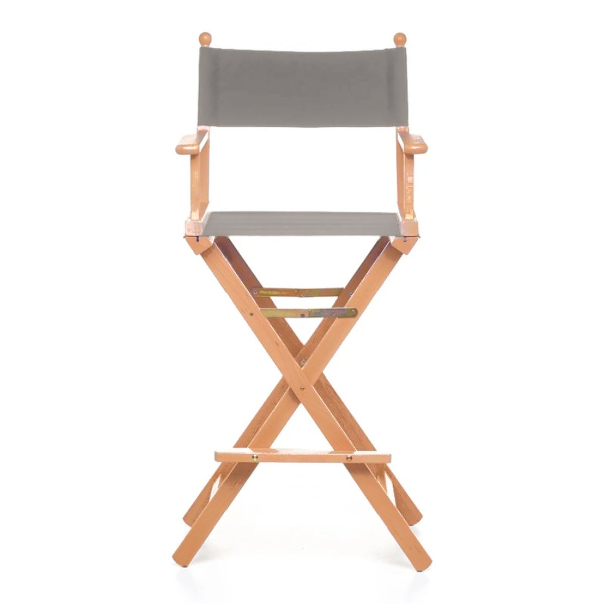 Fauteuil metteur en scène haut Cinéma — huile de lin, toile Gris clair 067
