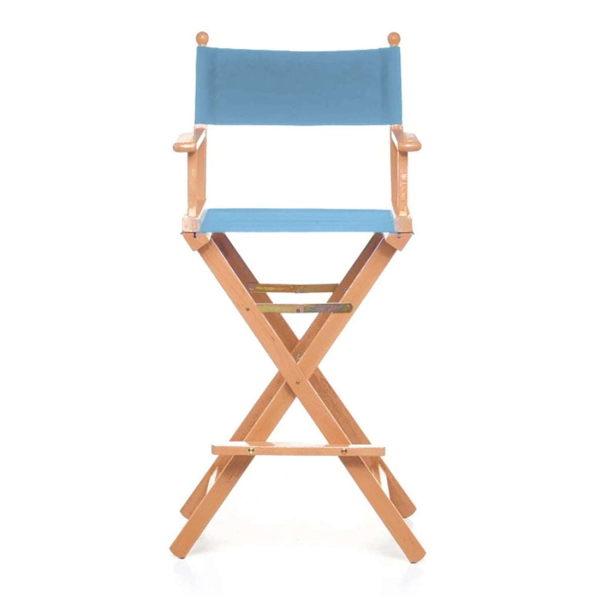Fauteuil metteur en scène haut Cinéma — huile de lin, toile Bleu ciel 083