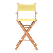 Fauteuil metteur en scène haut Cinéma — huile de lin, toile Jaune paille 087