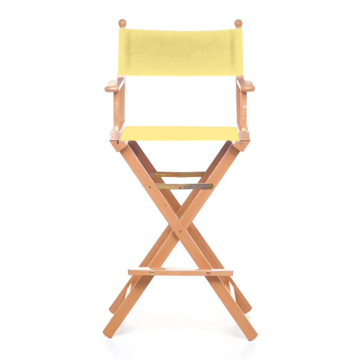 Fauteuil metteur en scène haut Cinéma — huile de lin, toile Jaune paille 087