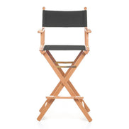 Fauteuil metteur en scène haut Cinéma — huile de lin, toile Gris foncé 098