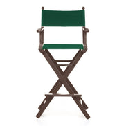 Fauteuil metteur en scène haut Cinéma — vernis noyer, toile Vert 072
