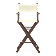 Fauteuil metteur en scène haut Cinéma — vernis noyer, toile Screen écru