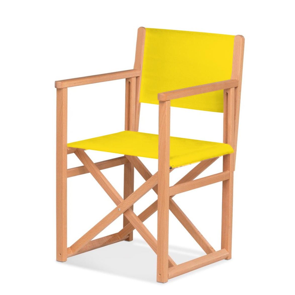 Fauteuil metteur en scène Mallorca — huile de lin, toile Jaune 003