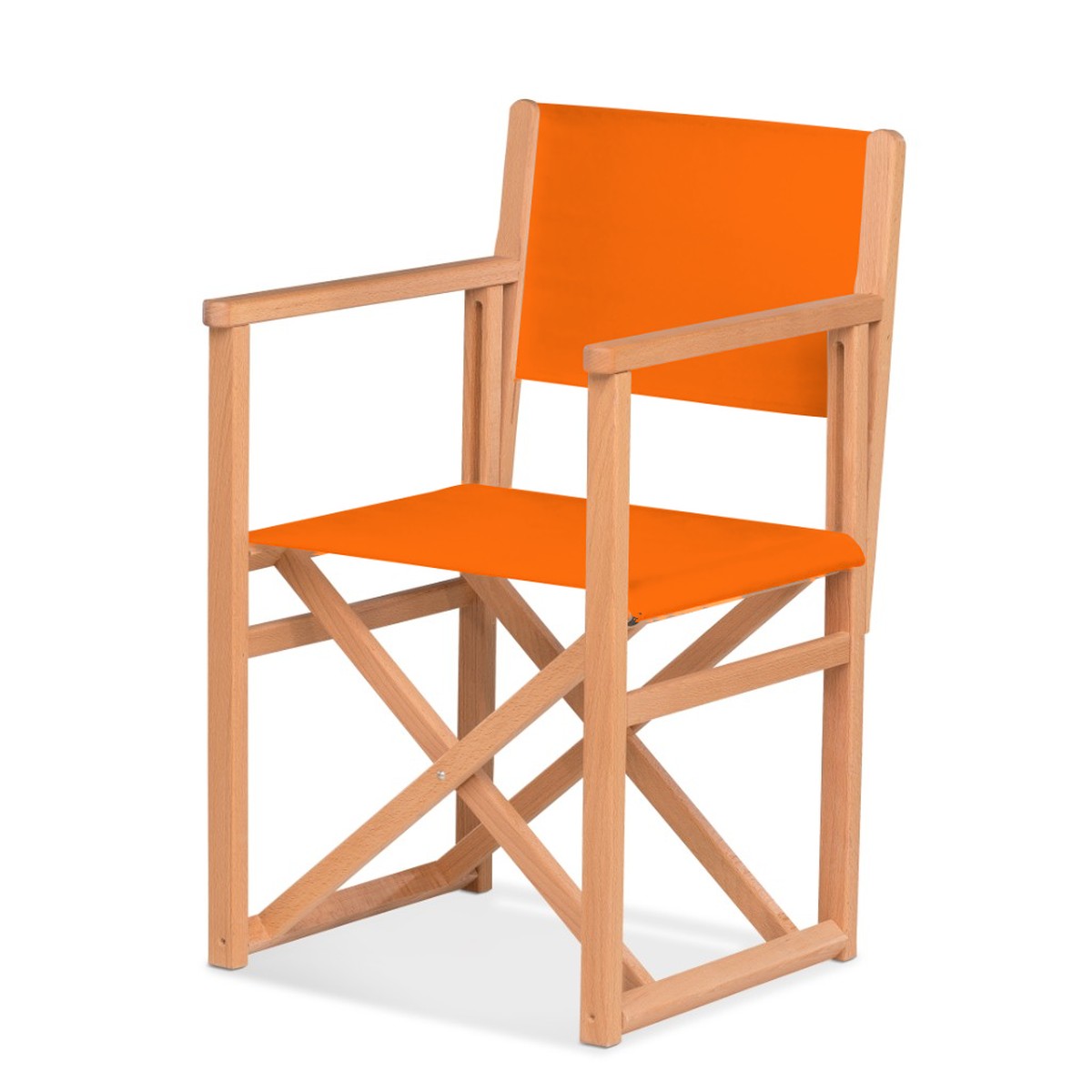 Fauteuil metteur en scène Mallorca — huile de lin, toile Orange 004
