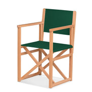 Fauteuil metteur en scène Mallorca — huile de lin, toile Vert 072