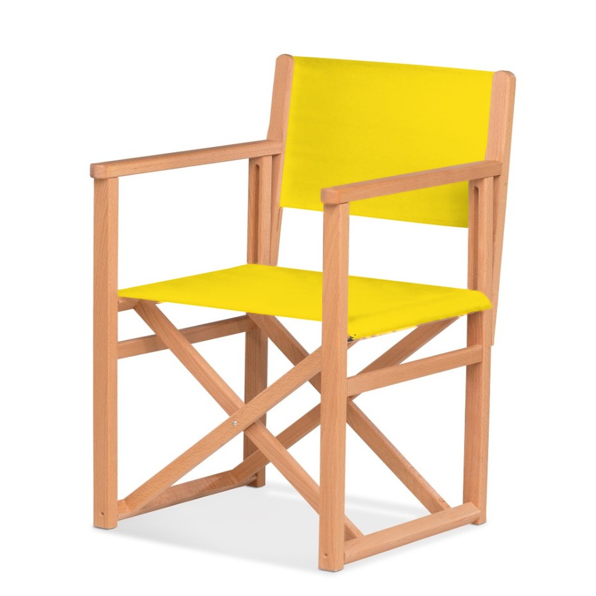 Fauteuil metteur en scène Mallorca XL — huile de lin, toile Jaune 003