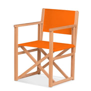 Fauteuil metteur en scène Mallorca XL — huile de lin, toile Orange 004