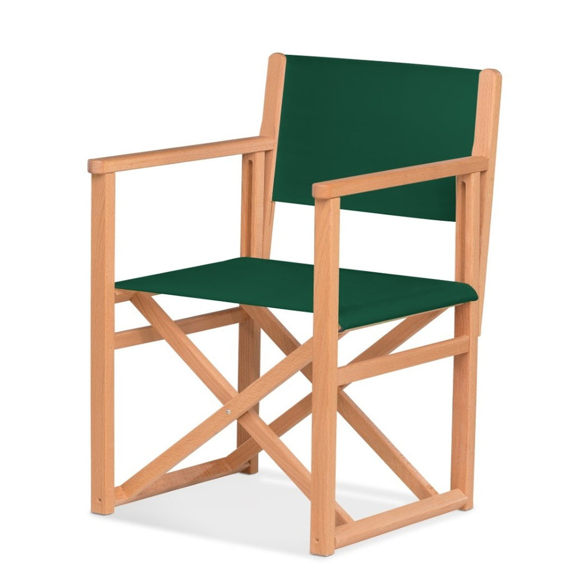 Fauteuil metteur en scène Mallorca XL — huile de lin, toile Vert 072