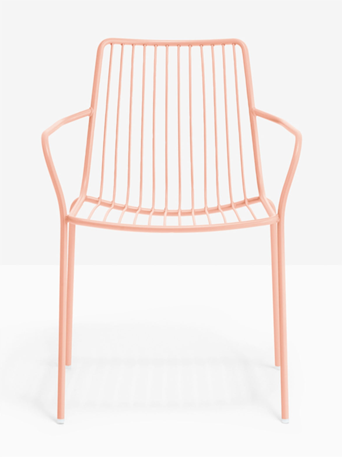 Fauteuil Nolita dossier haut rose