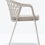 Fauteuil Panarea beige vue de profil