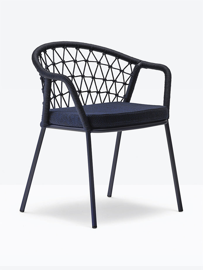 Fauteuil Panarea bleu marine