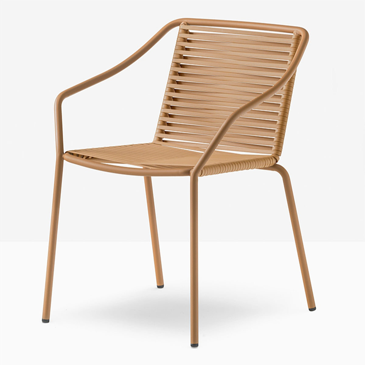 Fauteuil Philía miel, tressage miel