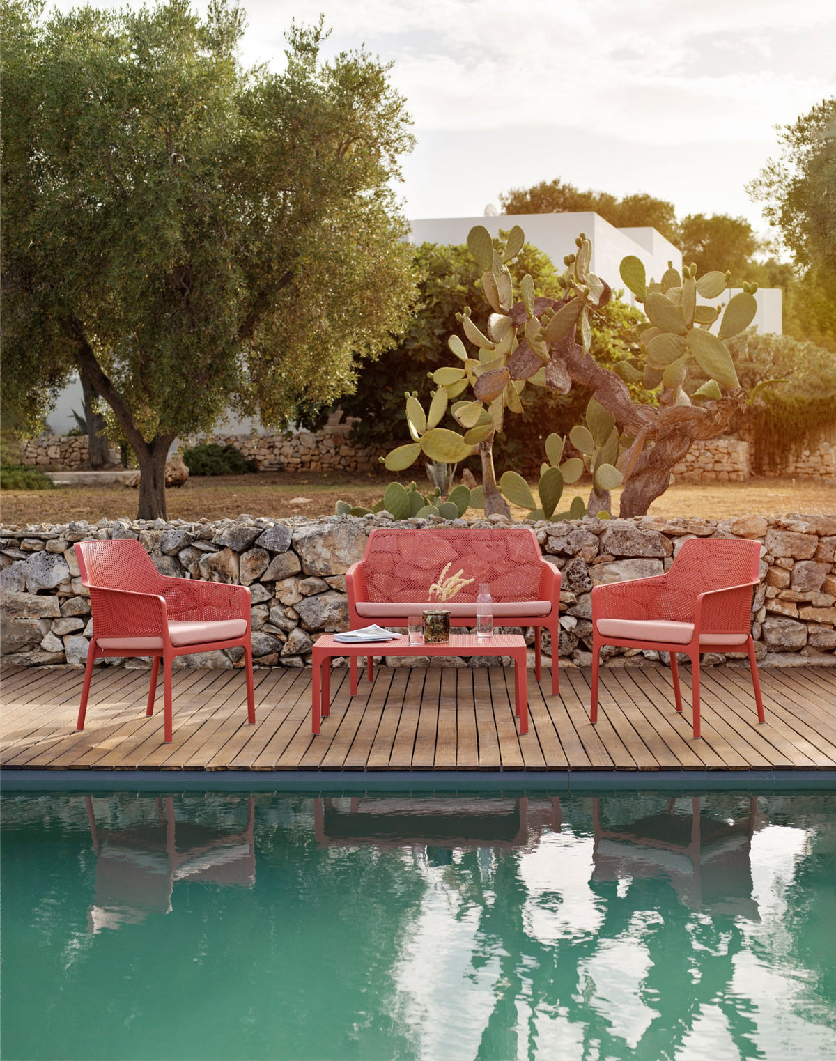 Fauteuil relax Net Nardi – mise en situation CHR