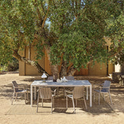 Fauteuil Tiberina Nardi – mise en scène terrasse